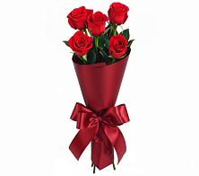 Букет 5 Красных роз Эдлесс Лав в Алтуде