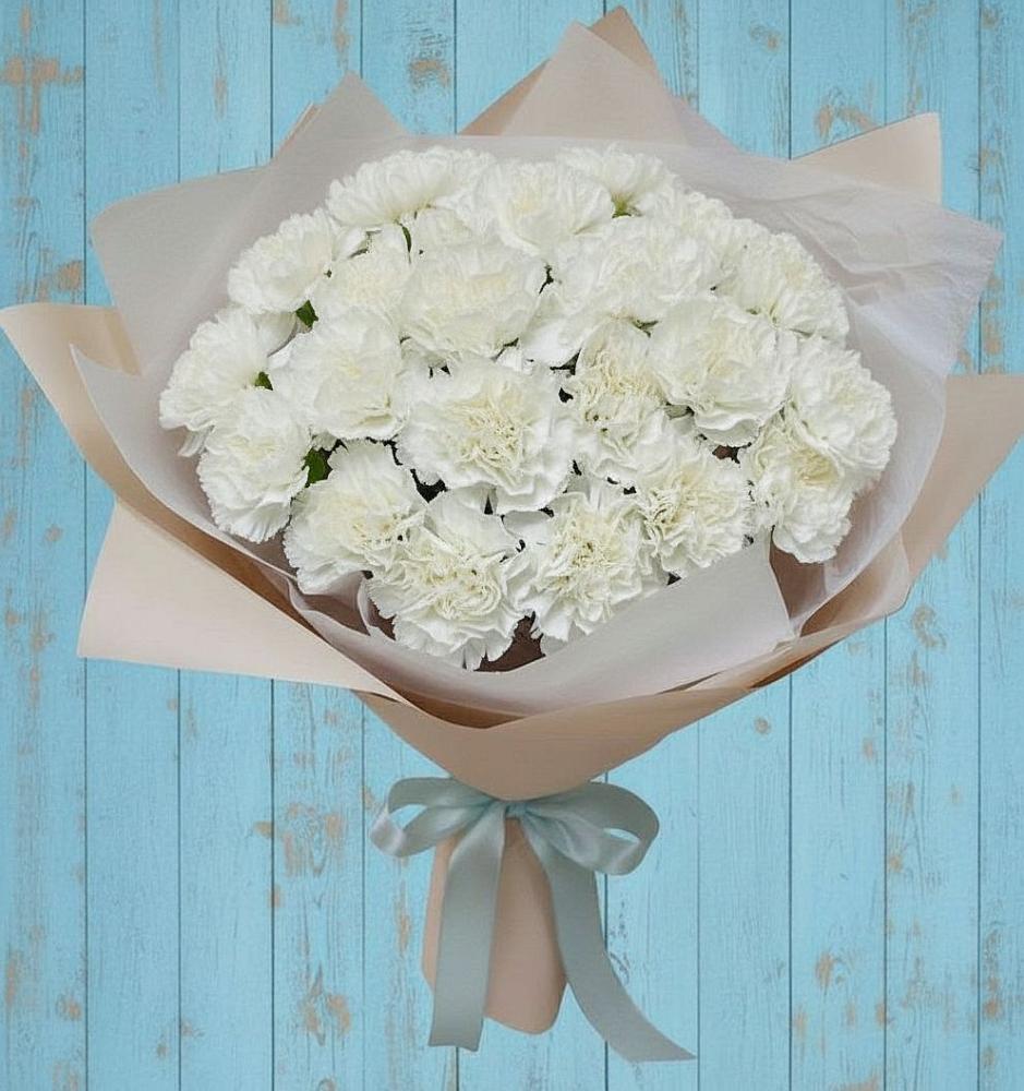 Букет цветов из: Гвоздики в Алтуде