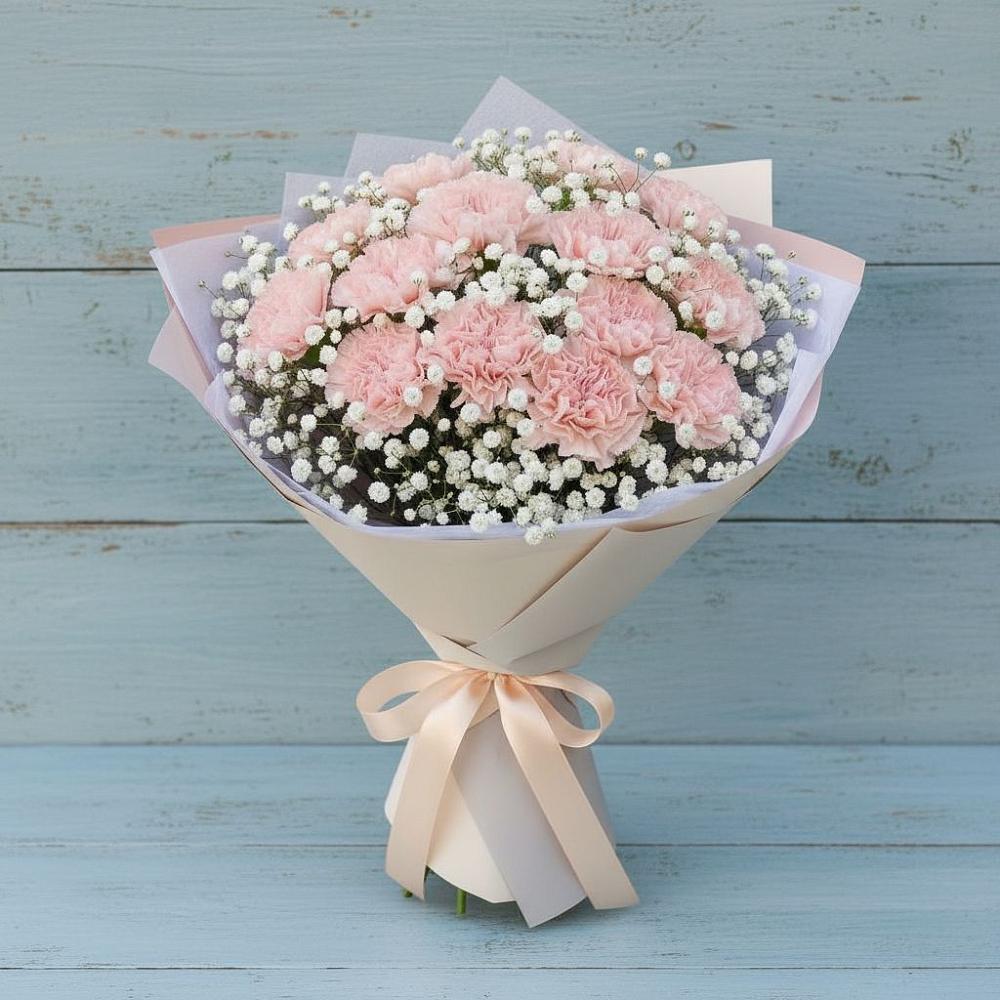 Букет цветов из: Гвоздики в Алтуде