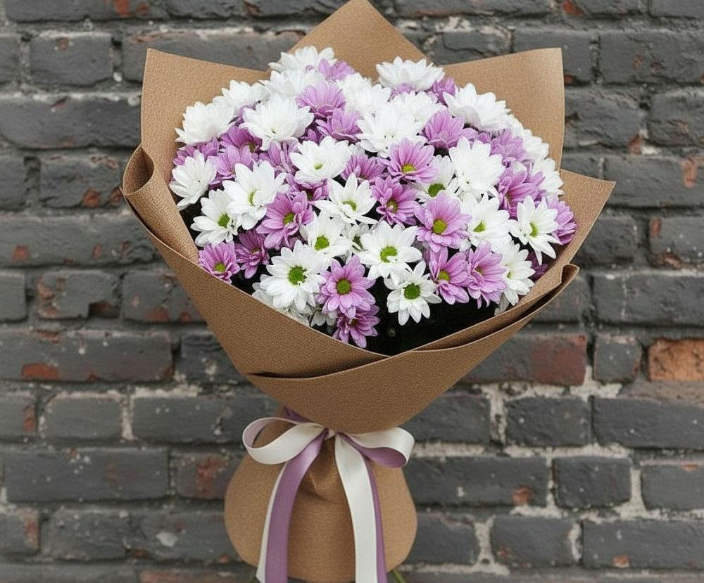 Букет цветов из: Хризантемы в Алтуде