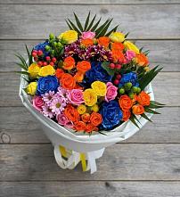 Букет цветов из:  Розы и Хризантемы в Алтуде