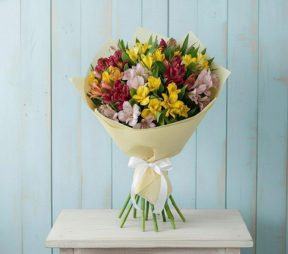 Букет цветов из: Альстромерии в Алтуде